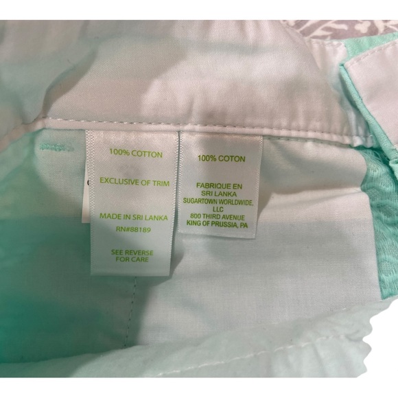 Lilly Pulitzer The Buttercup Short Size 4 Mint Green Scalloped Bottom Shorts - Picture 8 of 9